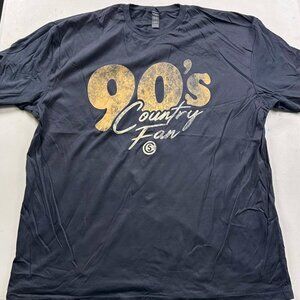90's Country Fan Navy Blue T-Shirt